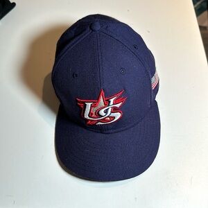 Men’s New Era World Baseball Classic USA Fitted Hat sz 7 1/2